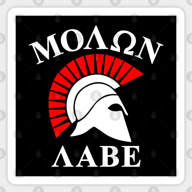 Mod.16 Molon Labe Greek Spartan Sticker by parashop